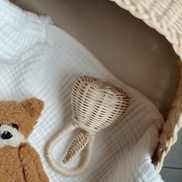 Yaprak Model Rattan El Yapımı Çıngırak