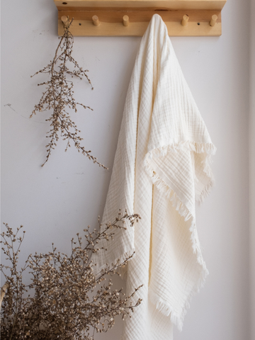 4 Kat Müslin Bebek Çocuk Battaniye - 4 Renk