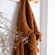 4 Kat Müslin Bebek Çocuk Battaniye - 4 Renk