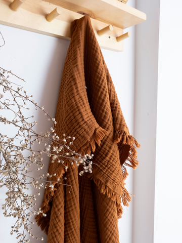 4 Kat Müslin Bebek Çocuk Battaniye - 4 Renk