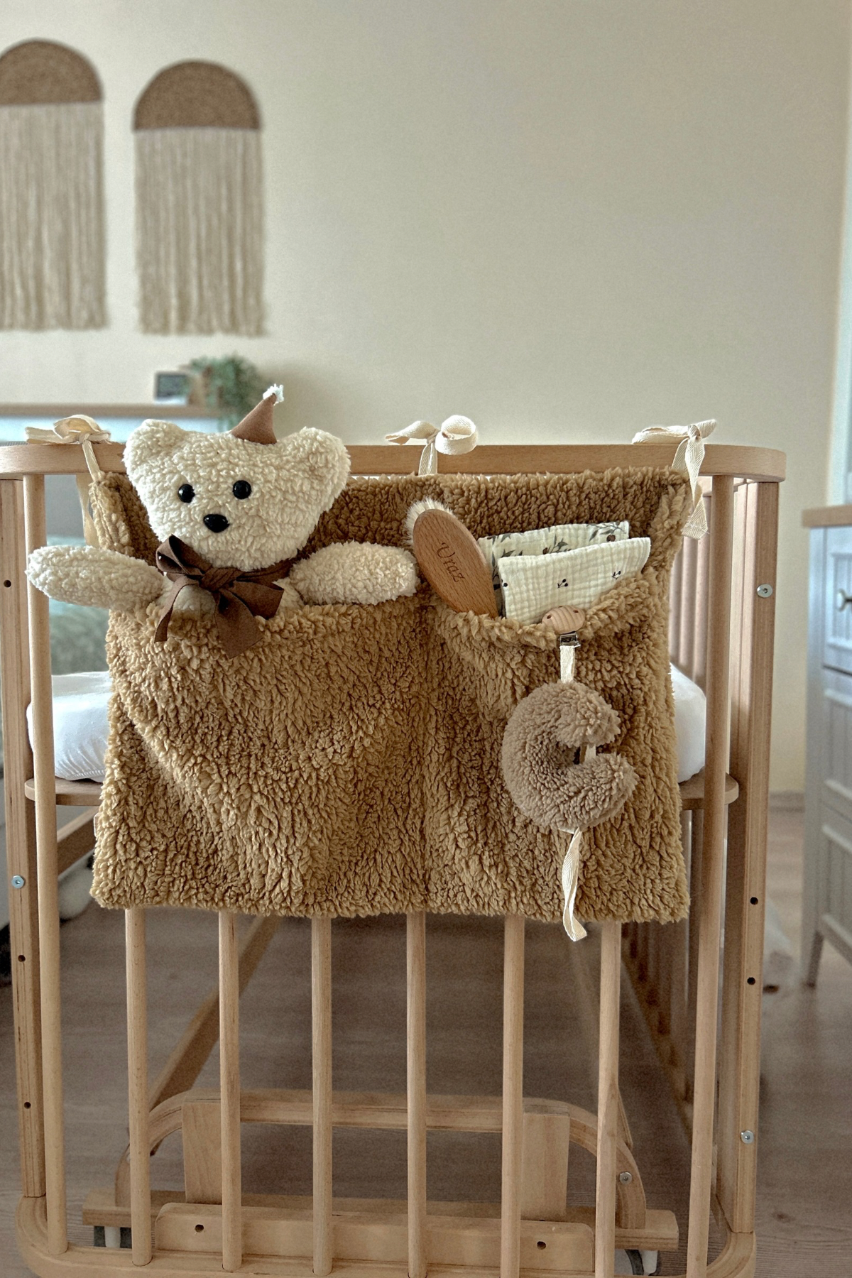 Teddy Organizer Beşik Kenarı Düzenleyicisi