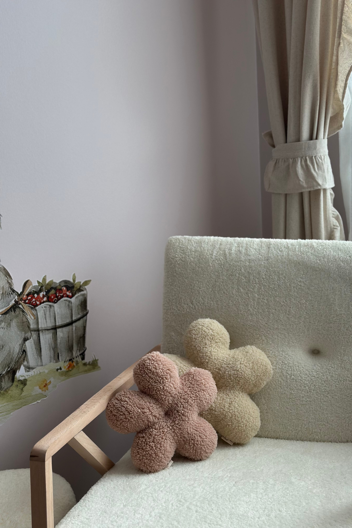 Flowers Bebek Çocuk Odası Yastık 2'li