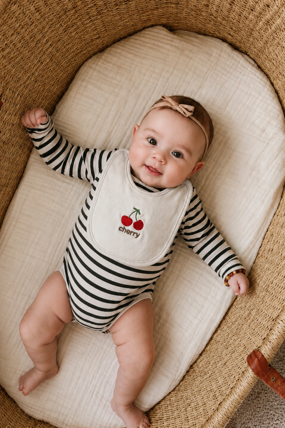 Summer Fruit Bebek Mama Önlüğü 3'lü Set