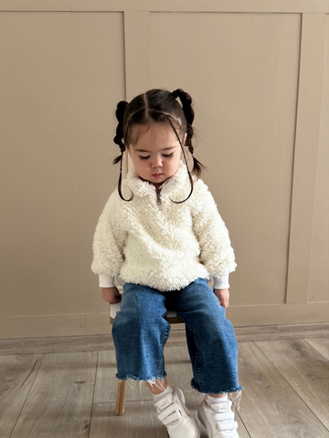 Flufly Fermuarlı Sweatshirt Kız/Erkek