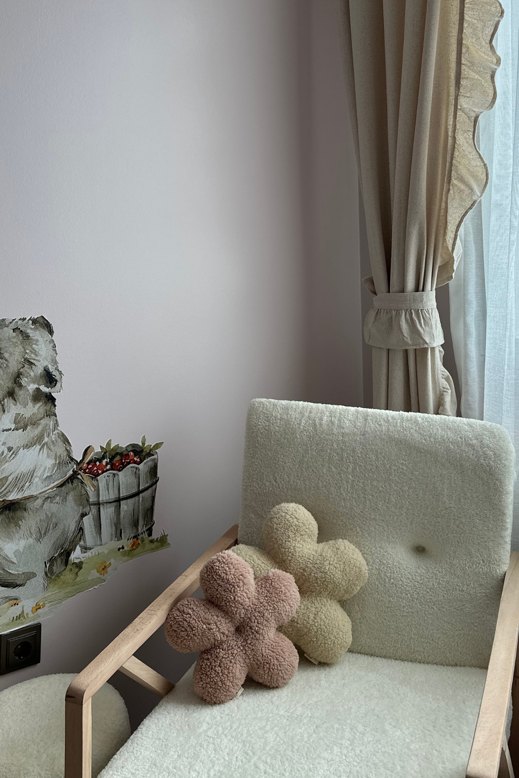 Flowers Bebek Çocuk Odası Yastık 2'li