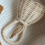 Yaprak Model Rattan El Yapımı Çıngırak