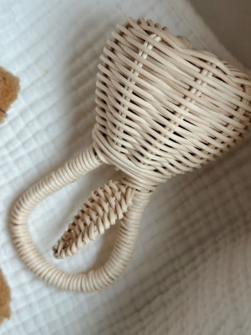 Yaprak Model Rattan El Yapımı Çıngırak