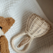 Yaprak Model Rattan El Yapımı Çıngırak