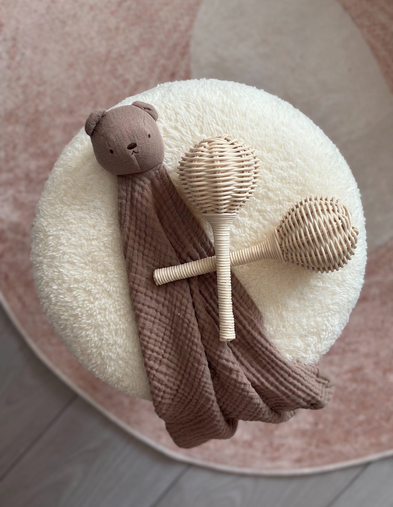 Rattan Çıngırak Düz Saplı