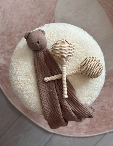 Rattan Çıngırak Düz Saplı