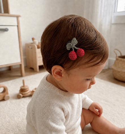 Cherry Saçsız Bebek Tokası