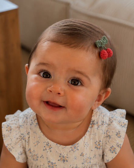Cherry Saçsız Bebek Tokası