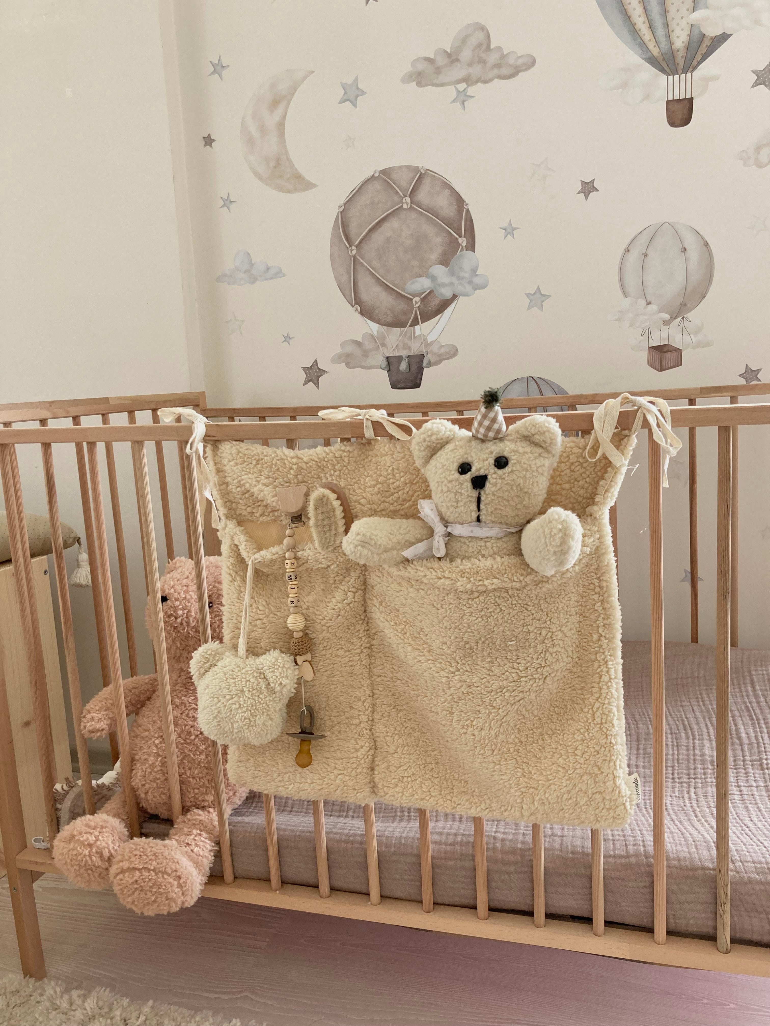 Teddy Organizer Beşik Kenarı Düzenleyicisi