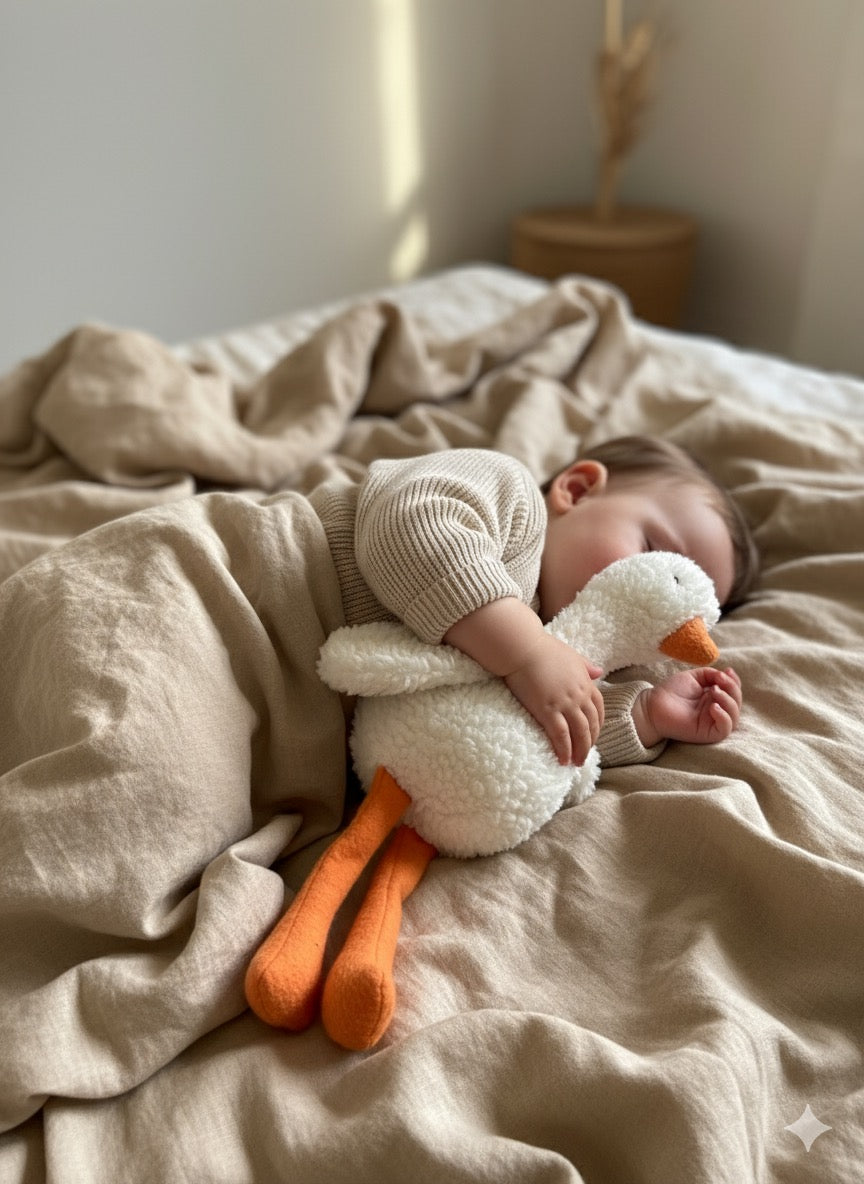 Selly Çocuk Bebek Uyku Arkadaşı Ördek Yastık 40cm