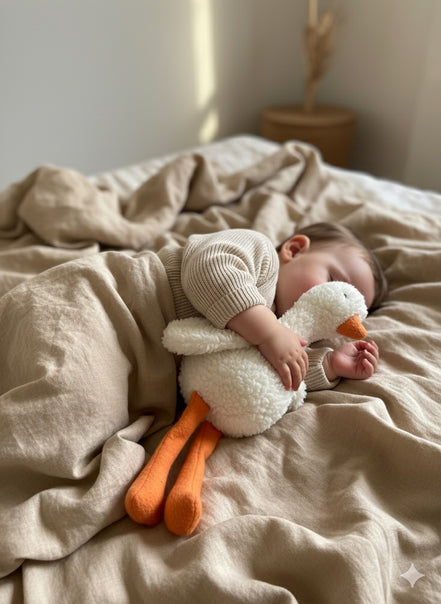 Selly Çocuk Bebek Uyku Arkadaşı Ördek Yastık 40cm