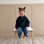 Flufly Fermuarlı Sweatshirt