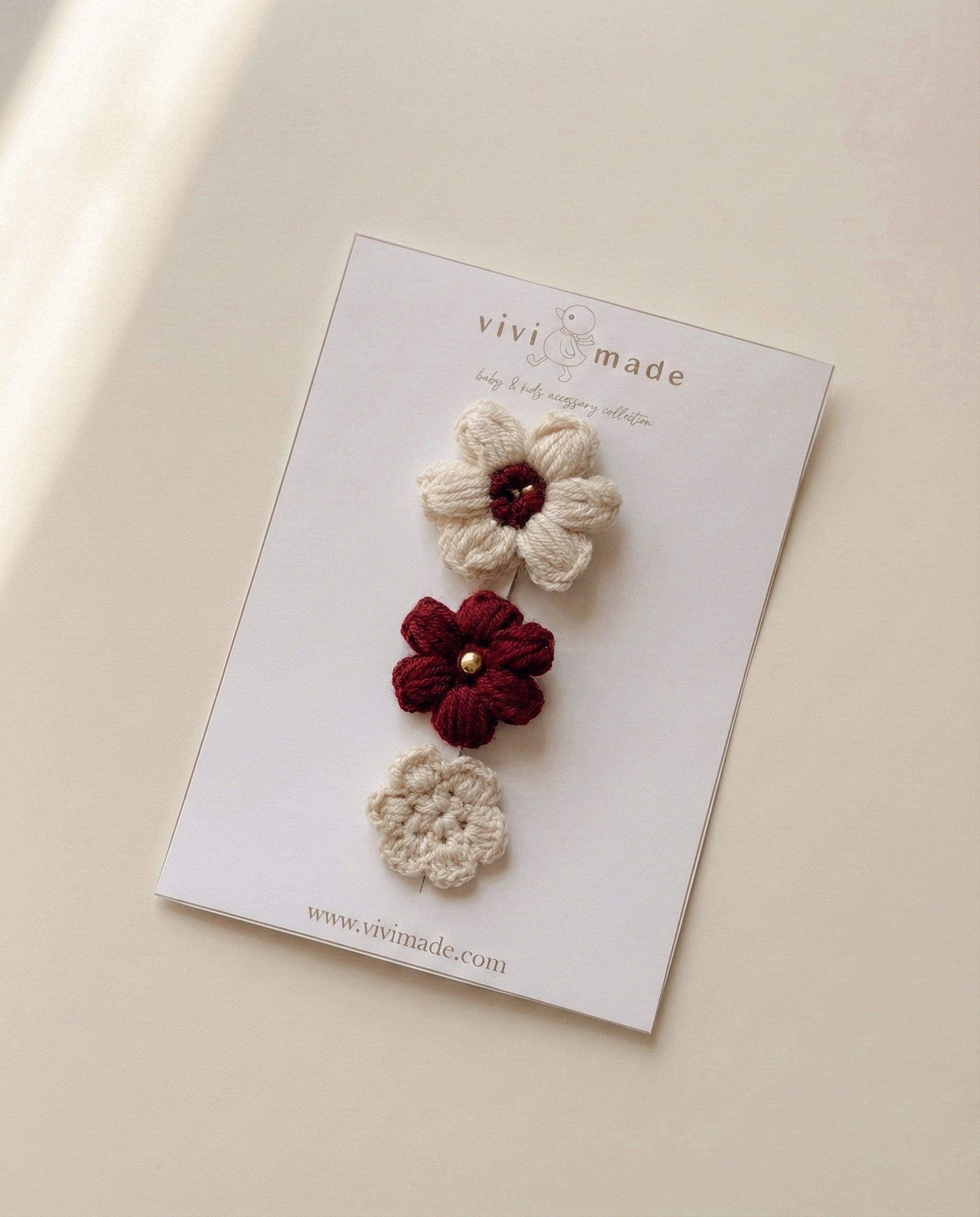 Bloomie Saçsız Bebek Tokası 3'lü Set