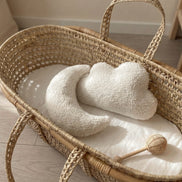 Bebek Çocuk Odası Aksesuar Ay ve Bulut Yastık