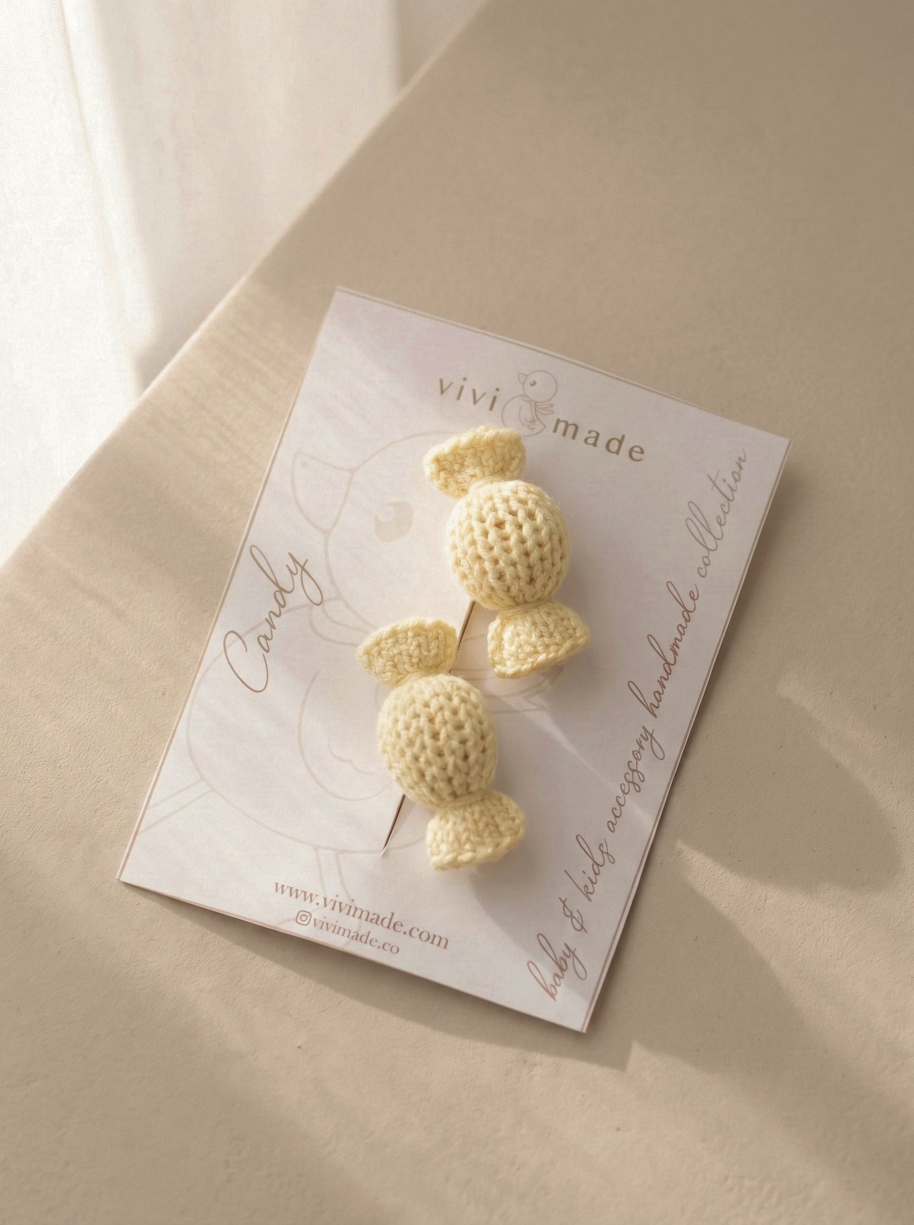 Y.Candy Saçsız Bebek Tokası 2'li Set