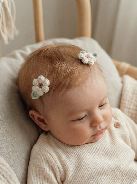 Daisy Saçsız Bebek Tokası 2'li Set