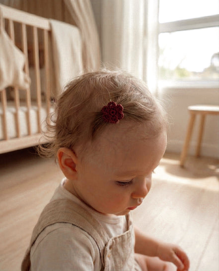 Rosie Saçsız Bebek Tokası 3'lü Set