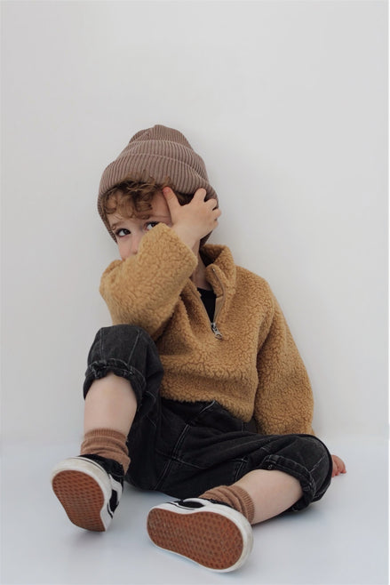 Flufly Fermuarlı Sweatshirt