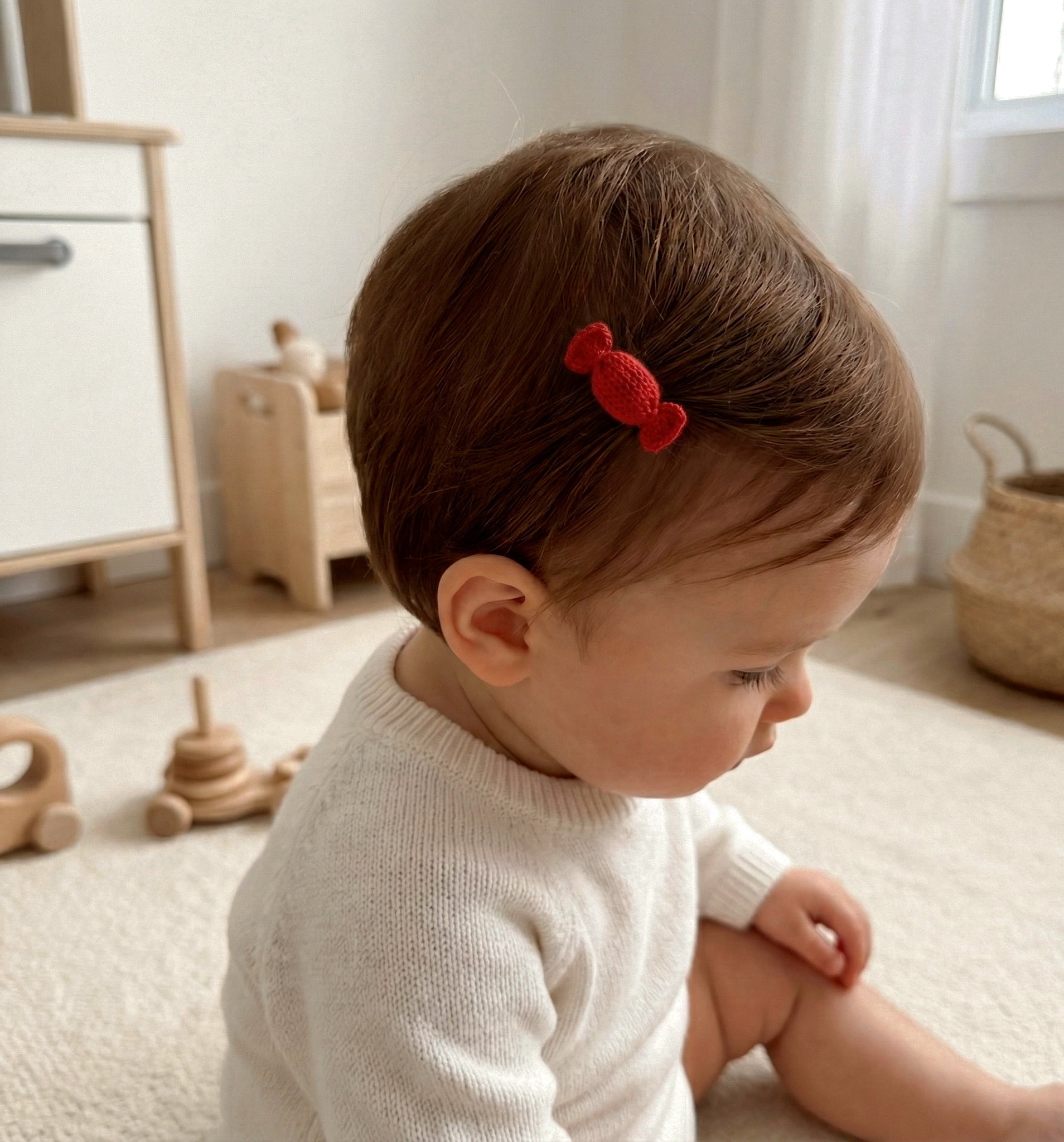 Candy Saçsız Bebek Tokası 2'li Set