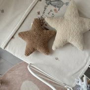 Stars Yıldız Çocuk ve Bebek Odası Yastık 2'li Ekru-A.Kahve