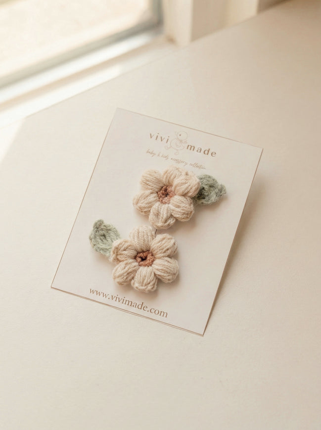 Daisy Saçsız Bebek Tokası 2'li Set