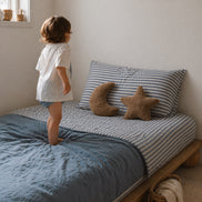 Teddy Ay Yastık ve Yıldız Bebek Çocuk Odası Aksesuar