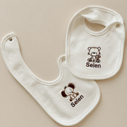 Baby Jungle Bebek Mama Önlüğü 2'li Set