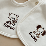 Baby Jungle Bebek Mama Önlüğü 2'li Set
