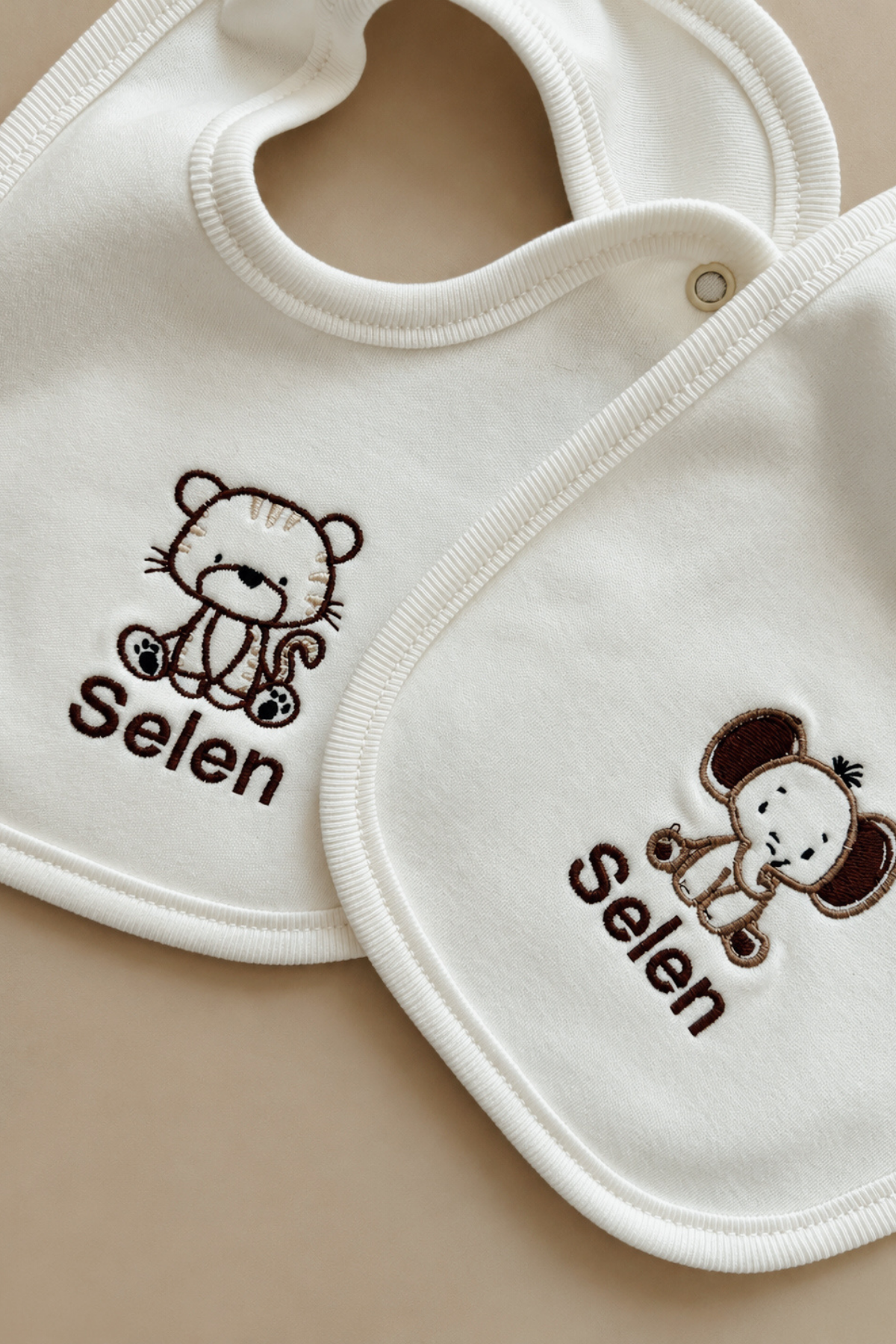 Baby Jungle Bebek Mama Önlüğü 2'li Set