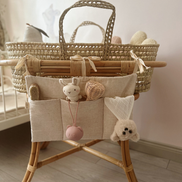 Keten Çocuk - Bebek Odası Yatak Başı Organizeri