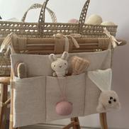 Keten Çocuk - Bebek Odası Yatak Başı Organizeri