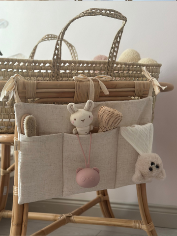 Keten Çocuk - Bebek Odası Yatak Başı Organizeri