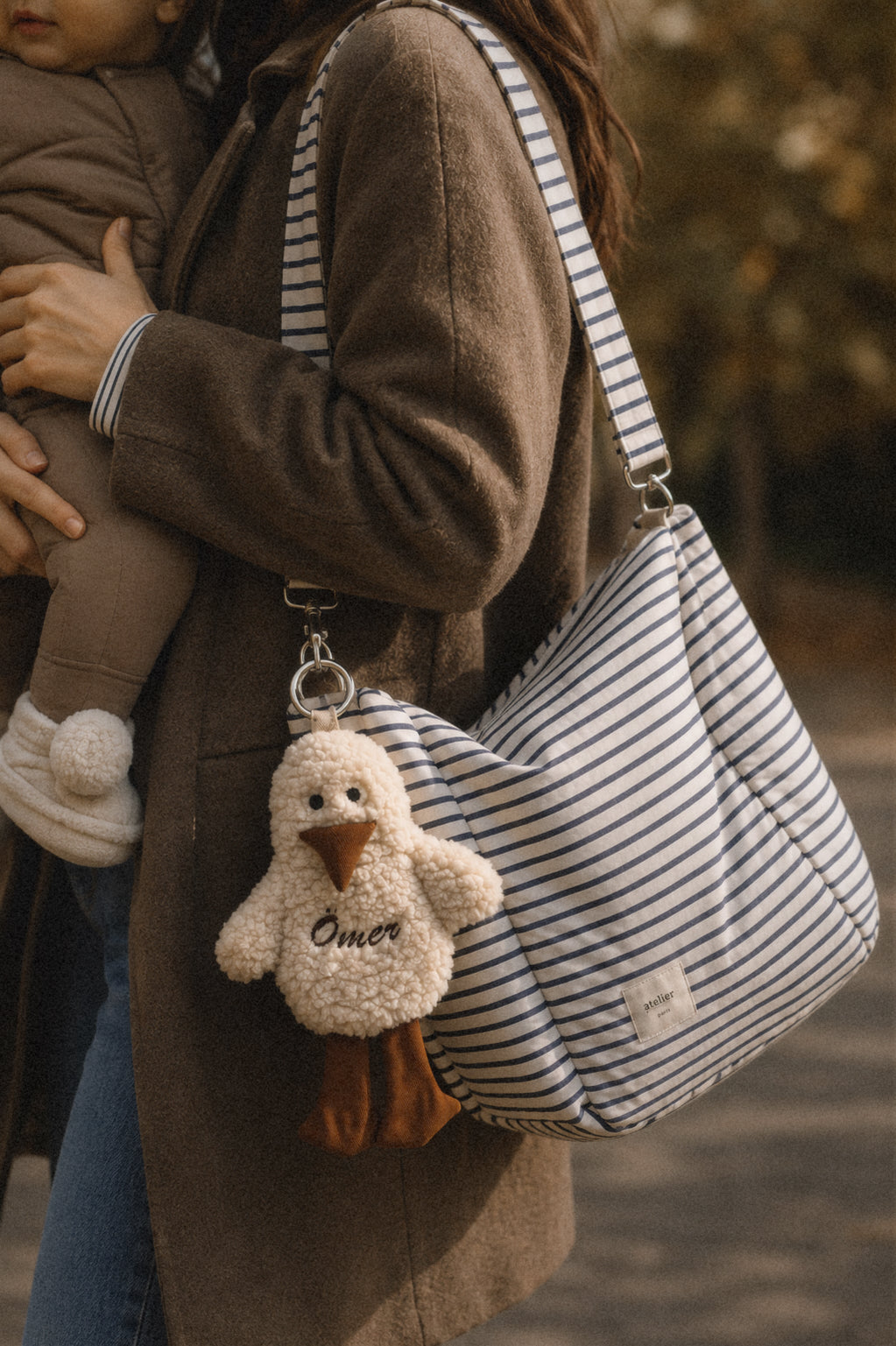 İsme Özel Nakışlı Mini Duffy Charm