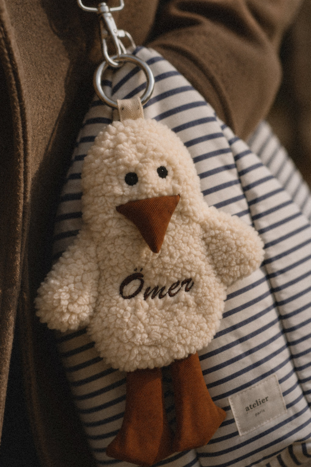 İsme Özel Nakışlı Mini Duffy Charm