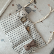 Keten Çocuk - Bebek Odası Yatak Başı Organizeri